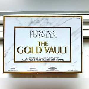 NWT Physicians Formula The Gold Vault 24-Karat Gold Collagen Face Palette